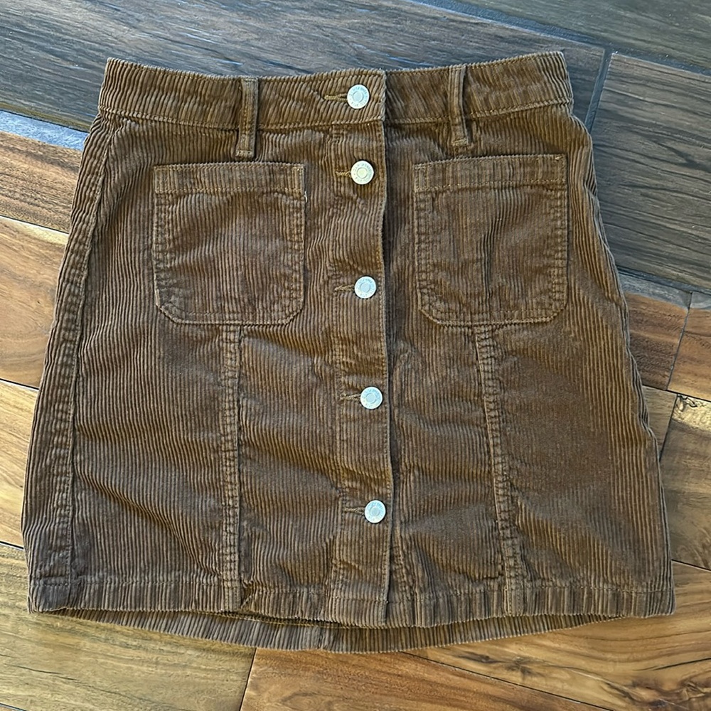 gap corduroy skirt